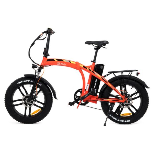 YOUIN Bicicleta Electrica Dubai Naranja Plegable - Imagen 2