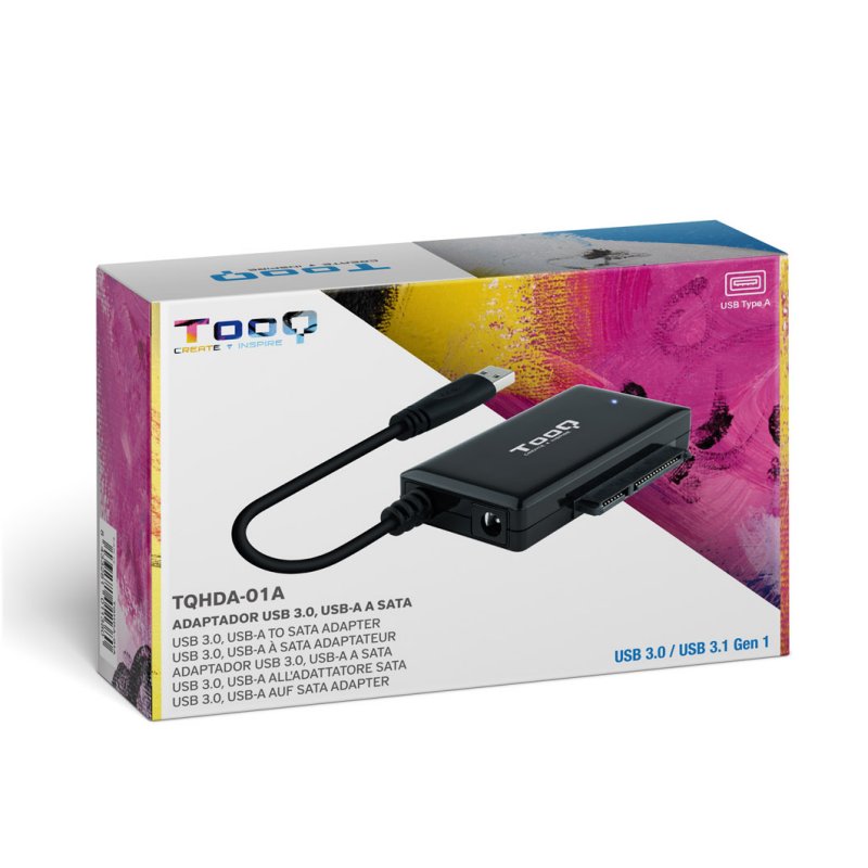 Tooq Adaptador USB 3.0 para discos 2,5"/3,5" - Imagen 4