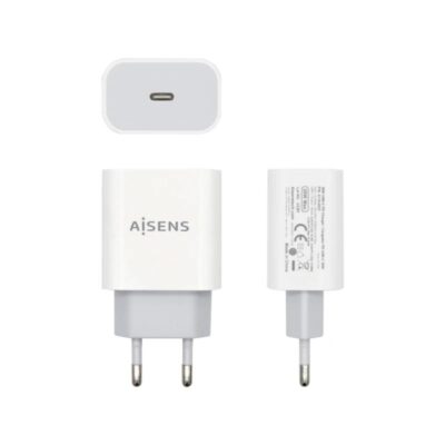 Aisens Cargador 20W USB-C PD3.0 1xUSB-C Blanco