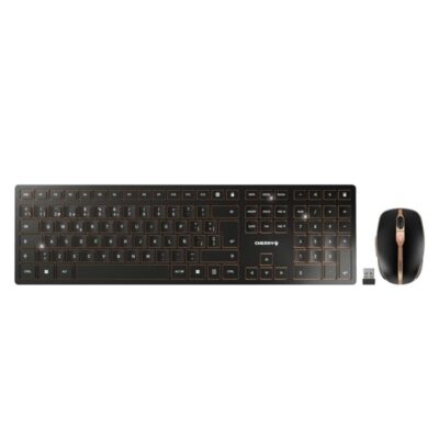 CHERRY Teclado+ratón combo Bluetooth-Inalámbrico