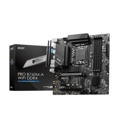 MSI Placa Base PRO B760M-A WIFI DDR4 ATX LGA1700