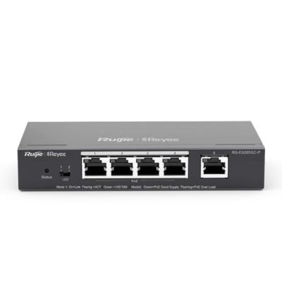 Reyee Switch 5xGb RJ45 (4 PoE/POE+) 54W Steel