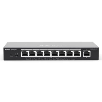 Reyee ES209GC-P Switch 9xGbE (8 PoE/POE+) 120W