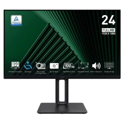 MSI MP245PG Monitor 23.8"100h VGA HDMI DP AA MM