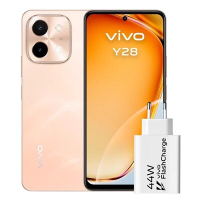 VIVO Y28 6.68" 8Gb(+8) 256Gb Naranja+ Cargador 44W