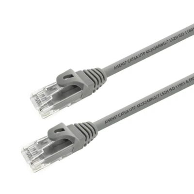 Aisens Latiguillo RJ45 LSZH CAT.6A UTP blanco 25cm