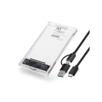 EWENT Carcasa USB3.2 Gen1 para SATA2.5"USB-C+A Tra