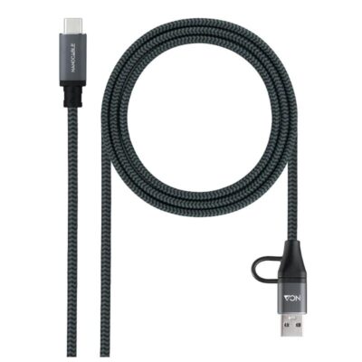 Nanocable Cable USB3.2 100W USB-C+A/USB-C 1,5 M