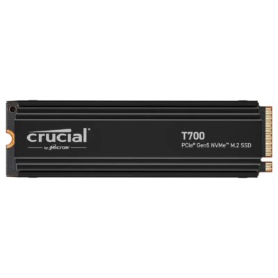 Crucial T700 HS SSD 1TB PCIe Gen 5 x4 11700 MB-s