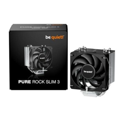 be quiet! Ventilador Pure Rock Slim 3 10 cm Plata