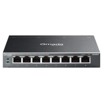 TP-Link ES208GP Switch 8xGbE PoE+ Acero Desktop