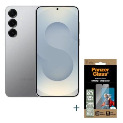 Samsung Galaxy S25 256Gb 12Gb Gris+Prot PanzerGlas