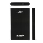 TooQ TQE-2522B caja HD 2.5" SATA3 USB 3.0 Negra - Imagen 2