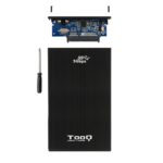 TooQ TQE-2522B caja HD 2.5" SATA3 USB 3.0 Negra - Imagen 4