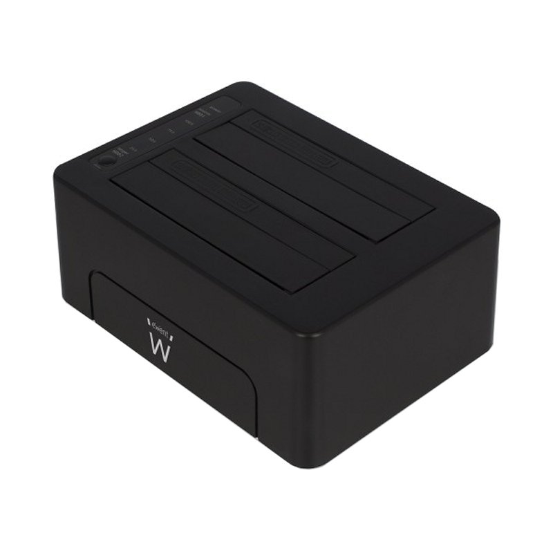 AAACET0186_800 Ewent EW7014 Dock Station Dual 2.5"-3.5" USB 3.1 - Imagen 1