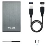 Tooq TQE-2527G Caja HDD 2.5" USB 3.1 Gen1/USB 3.0 - Imagen 4