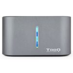 Tooq TQDS-805G Dock Station Doble Bahía HDD Gris - Imagen 2