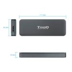 Tooq Caja Externa para discos SSD M.2 NGFF USB - Imagen 3