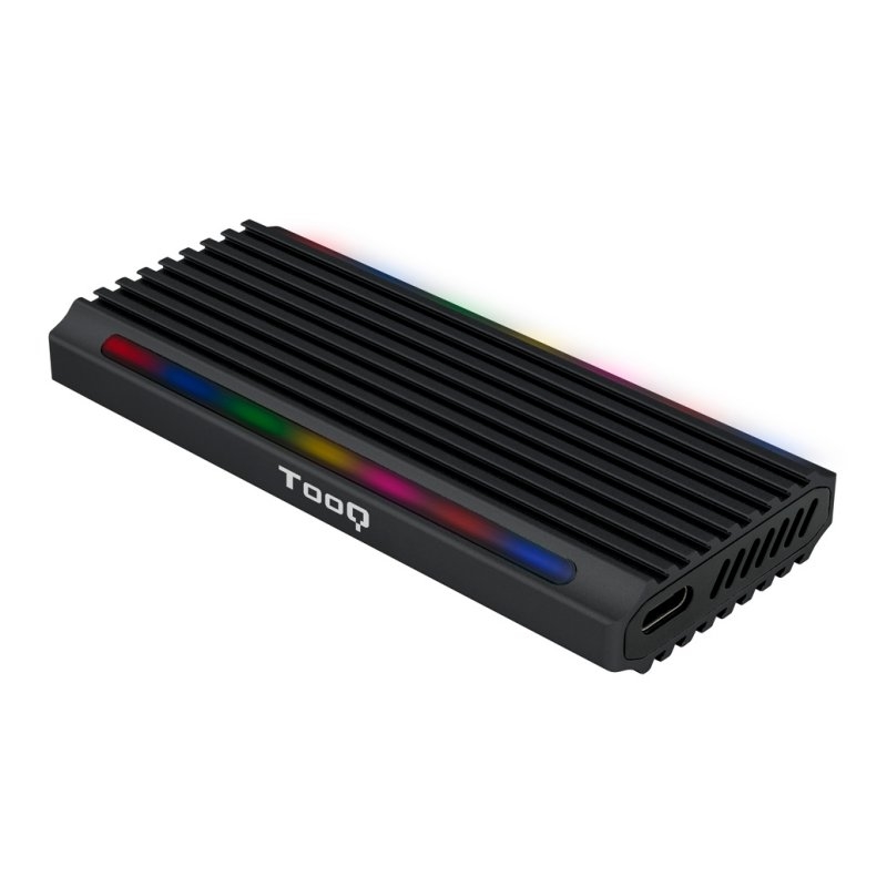AAACET0257_800 Tooq Caja Externa SSD M.2 NGFF/NVMe USB-C Negro - Imagen 1