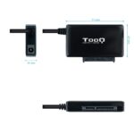 Tooq Adaptador USB 3.0 para discos 2,5"/3,5" - Imagen 4