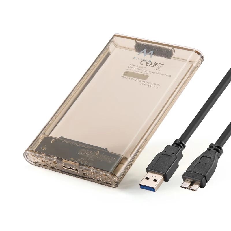 AAACET0293_800 EWENT Carcasa USB3.2Gen1 para SATA 2.5"USB-A Trans - Imagen 1