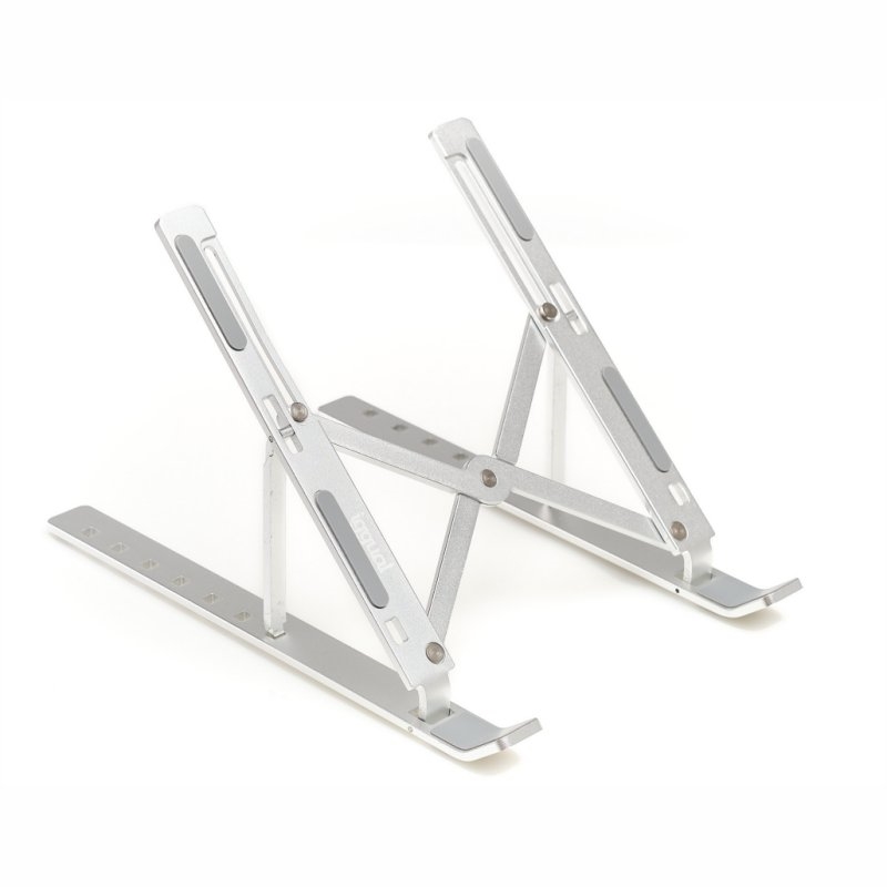 AAOAAC0123_800 iggual Soporte elevador plegable portátil 17 plata - Imagen 1