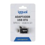 iggual Adaptador USB OTG tipo C a USB-A 3.1 negro - Imagen 4