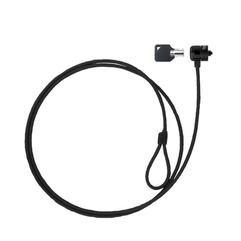 AAOAAC0155_800 Tooq Cable de seguridad con llave portátiles Gris - Imagen 1