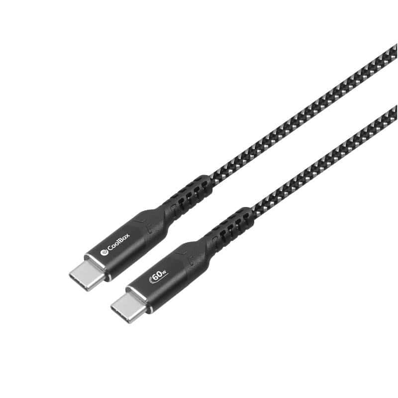 AAOAAC0168_800 Coolbox Cable USB-C>USB-C 60W Carga - Imagen 1