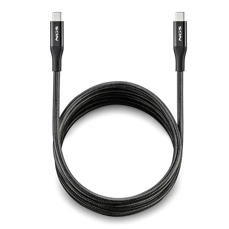 AAOAAC0202_800 NGS Cable carga rapida USB C a USB C de 2 m - Imagen 1