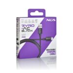 NGS CABLE CARGA RAPIDA USB-A A USB-C 1M NEGRO - Imagen 4