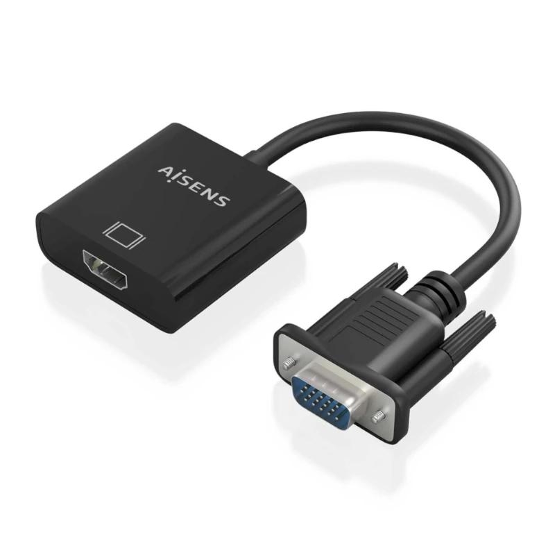 AAOAAC0219_800 Aisens Conversor SVGA/M+JACK3.5/H+MicroB/H HDMI/H - Imagen 1