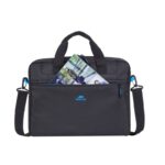 RIVACASE 8027 Black Regent II Maletín 14" negro - Imagen 2
