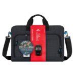 RIVACASE 8058 Bundle maletín 17,3" + ratón inal.