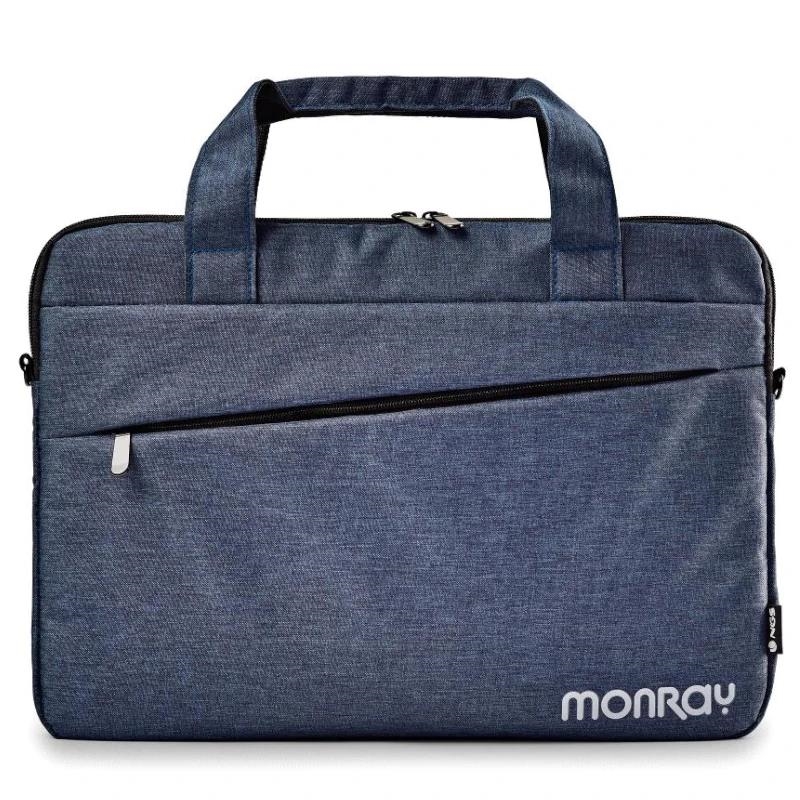 AAOABT0827_800 MONRAY Maletin CHARTER 15,6" Azul jaspeado - Imagen 1