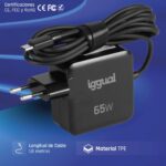 iggual Cargador portátil y móvil tipo C PD 65W - Imagen 2