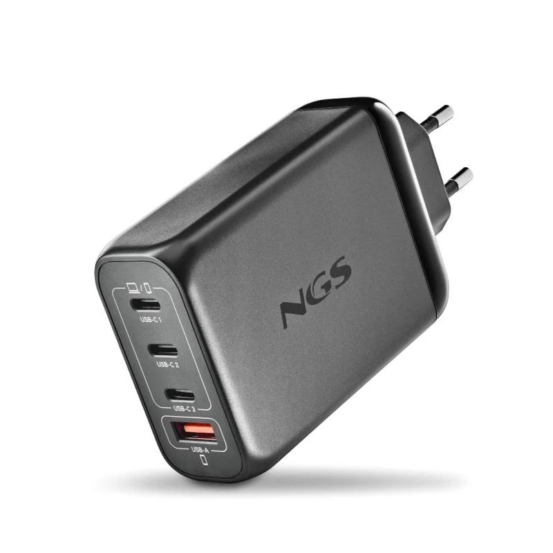 AAOACR0285_800 NGS CARGADOR ULTRARAPIDO140W 4 PUERTOS 3USB-C 1 US - Imagen 1