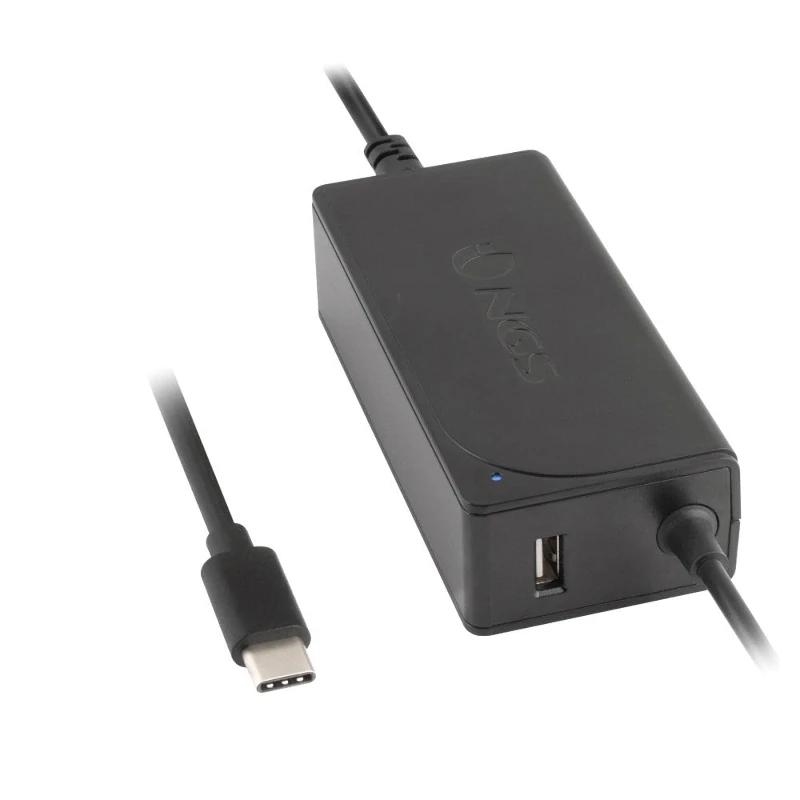 AAOACR0296_800 NGS CARGADOR PARA PORTATIL 65W USB C 20V/3,25A - Imagen 1