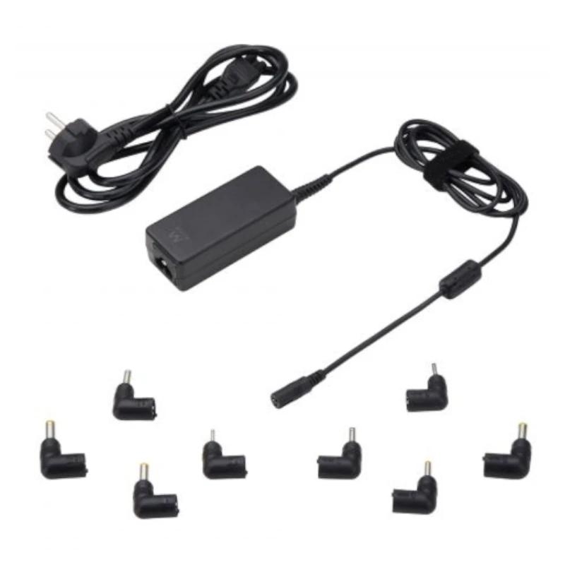 AAOACR0305_800 EWENT Cargador Autom Univer. Notebook 45W 8 Puntas - Imagen 1