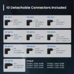 EWENT Cargador Auto. Univer Notebook 65W 10 Puntas - Imagen 2