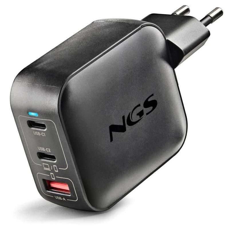AAOACR0318_800 NGS CARGADOR GAN PARED ULTRARAPIDO 100W 3 P - Imagen 1