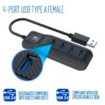 EWENT EW1138 Hub 4 Puertos USB 3.1 Gen1 (USB 3.0) - Imagen 2