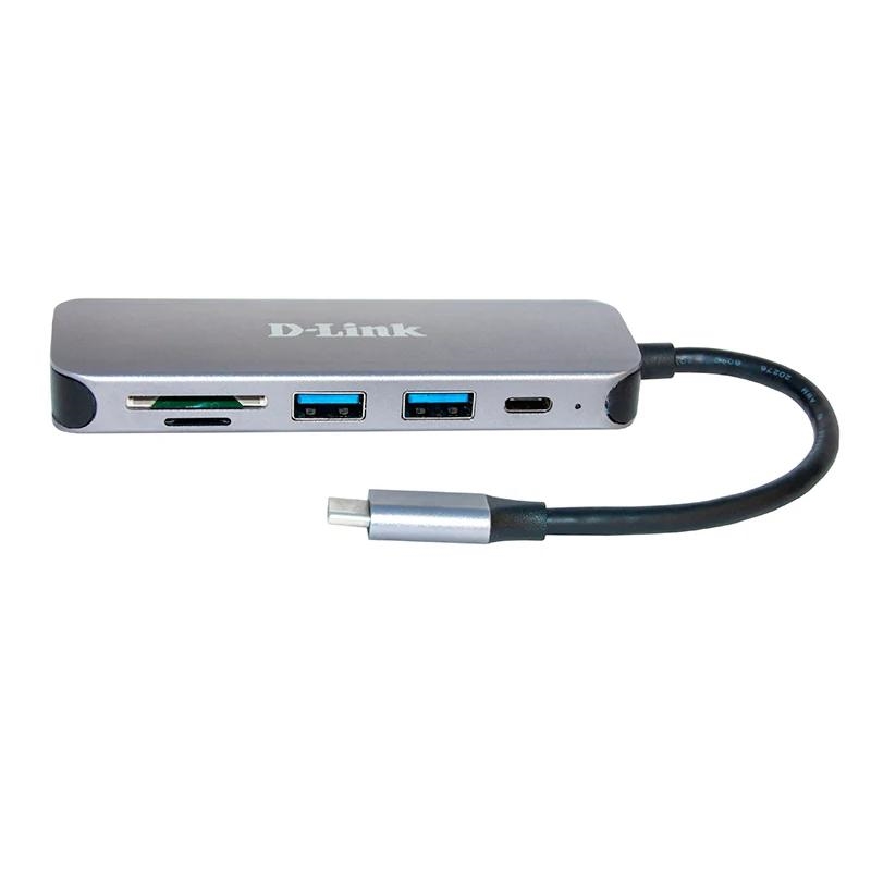 AAOAUS0202_800 D-Link DUB-2325 5-in-1 USB-C Hub Card Reader - Imagen 1