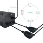 Nanocable Cable Adaptador C14/M a CEE7/H, 25cm - Imagen 3