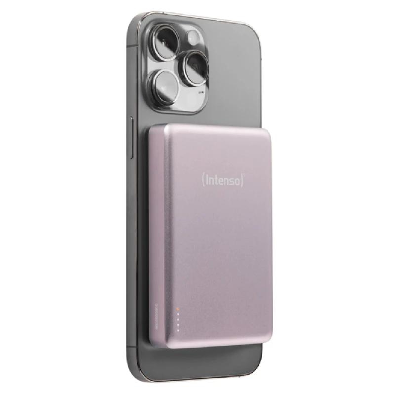 AATBPT0370_800 Intenso Powerbank MW10000 MagSafe Rosado - Imagen 1