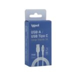 iggual Cable USB-A/USB-C 100 cm blanco Q3.0 3A - Imagen 3