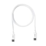 iggual Cable USB-C/USB-C 100 cm blanco Q3.0 3A 60W - Imagen 2