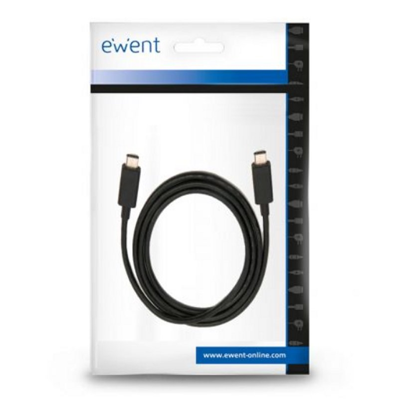 AATCAT0313_800 Ewent Cable USB-C CARGA RÁPIDA 100W 20Gbps 4K 1m - Imagen 1