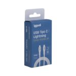 iggual cable USB-C/Lightning 100 cm blanco Q3.0 3A - Imagen 3