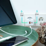 Tooq Cargador de pared doble USB-C PD+ USB A - Imagen 3